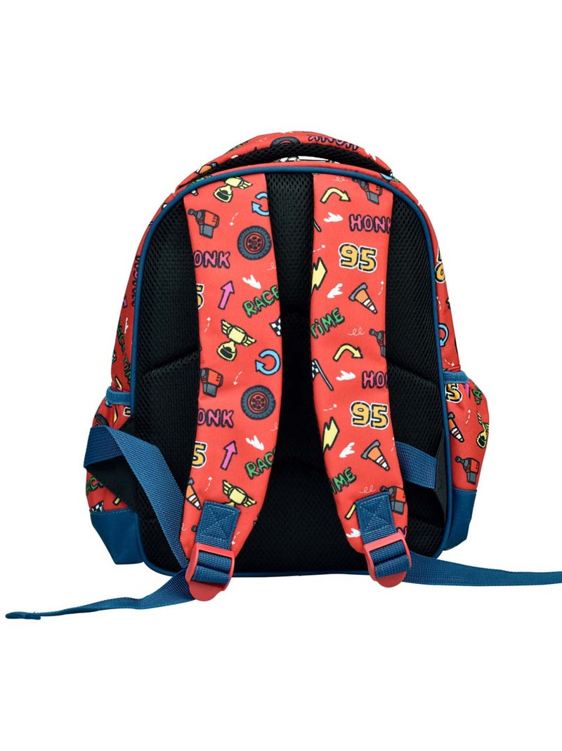 Sac à dos maternelle Cars motif course en tissu résistant Rouge - Kiabi
