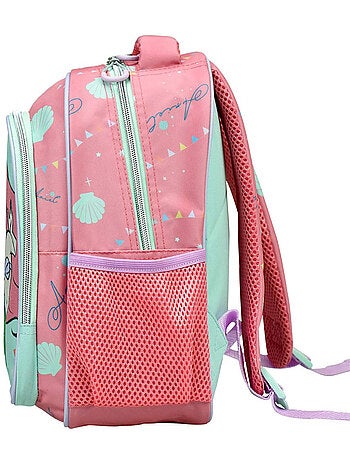 Sac à dos maternelle licence Disney Princess Ariel GIM en tissu synthétique