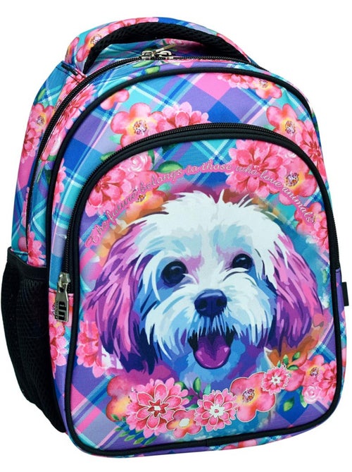 Sac à dos maternelle motif chien tissu synthétique BMU-BACK ME UP - Kiabi