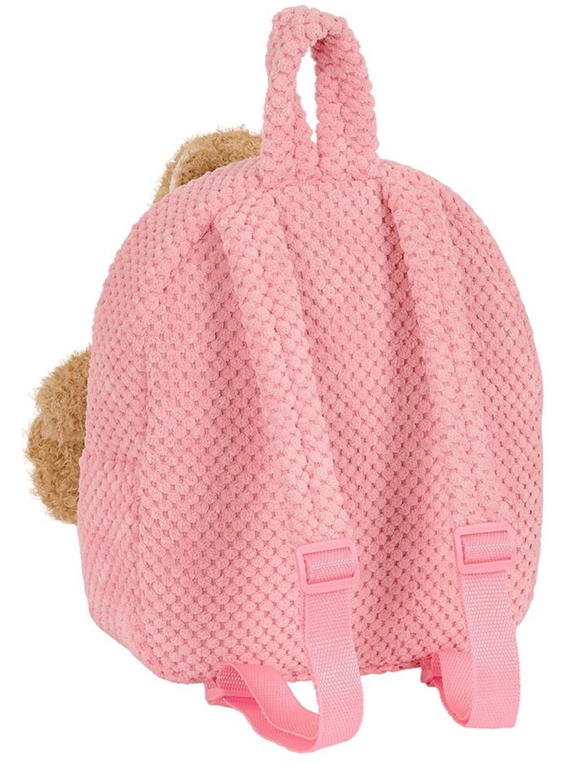 Sac à dos maternelle peluche avec ourson amovible SAFTA Bleu - Kiabi