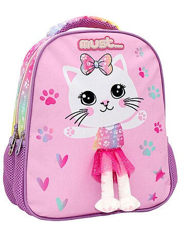 Sac à dos maternelle polyester avec tutu 3D