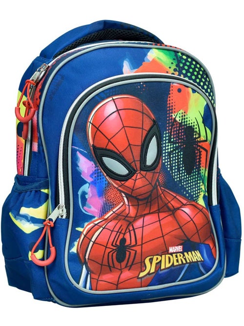 Sac à dos maternelle Spider-Man en tissu rembourré GIM - Kiabi Sac à dos maternelle Spider-Man en tissu rembourré GIM - Kiabi