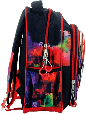 Sac à dos maternelle Spider-Man GIM 30 cm avec masque assorti
