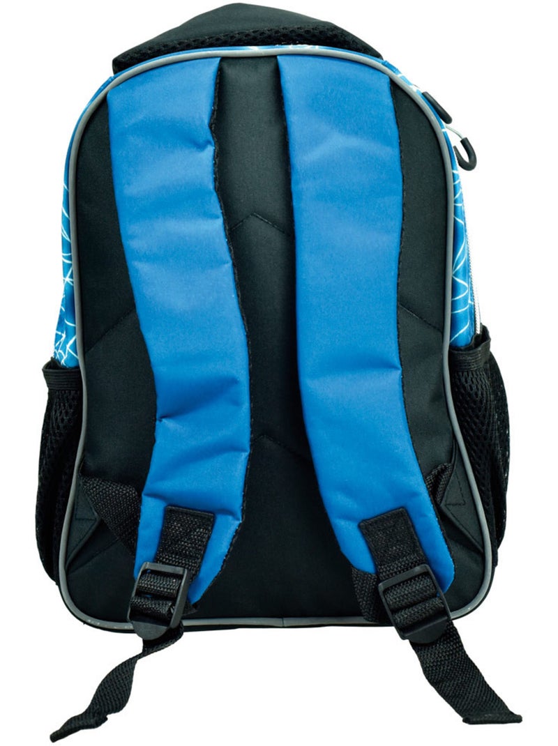 Sac à dos maternelle Spiderman motif Neon Web 30 CM Bleu Noir - Kiabi