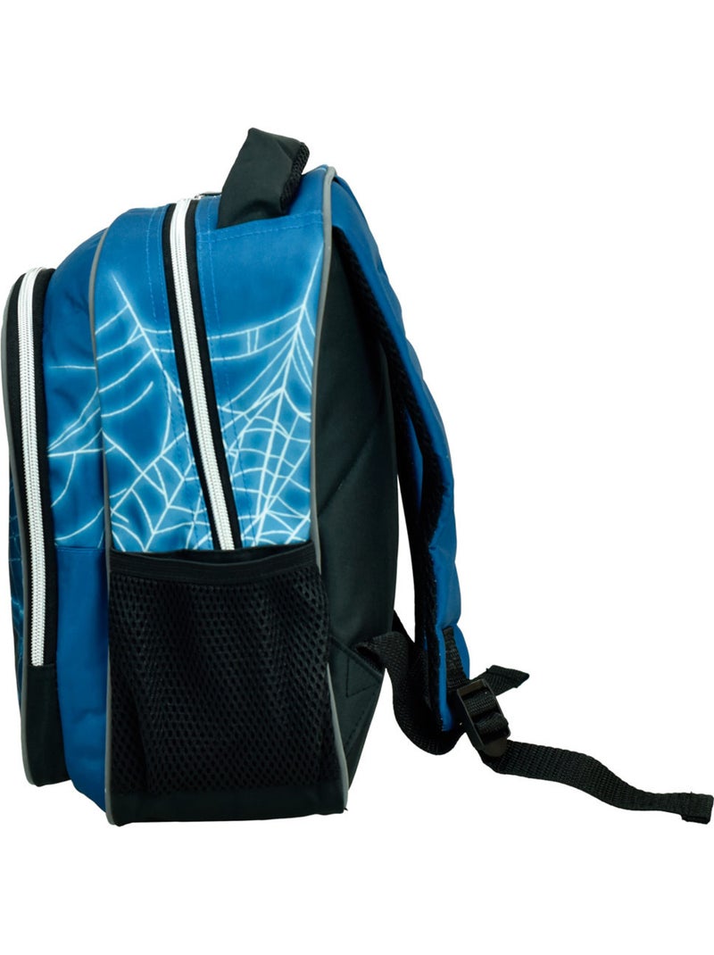 Sac à dos maternelle Spiderman motif Neon Web 30 CM Bleu Noir - Kiabi