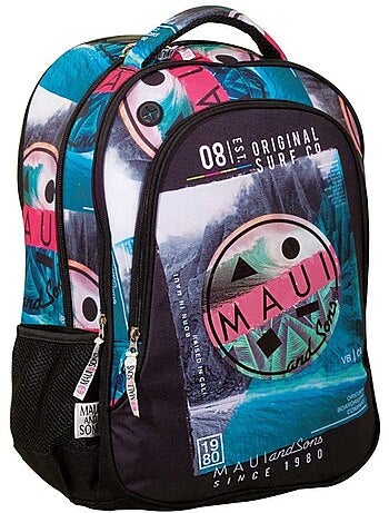 Sac à dos Maui & Sons tropical 48 cm – 2 compartiments zippés Maui & Sons