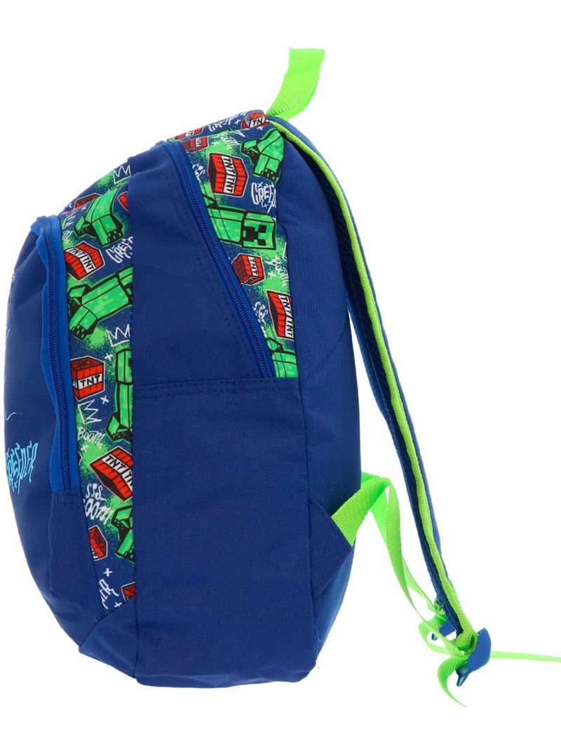 Sac à dos Minecraft Creeper 38 cm Spiderman avec anses vert fluo Vert - Kiabi