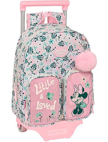 Sac à dos Minnie amovible à roulettes 34 cm