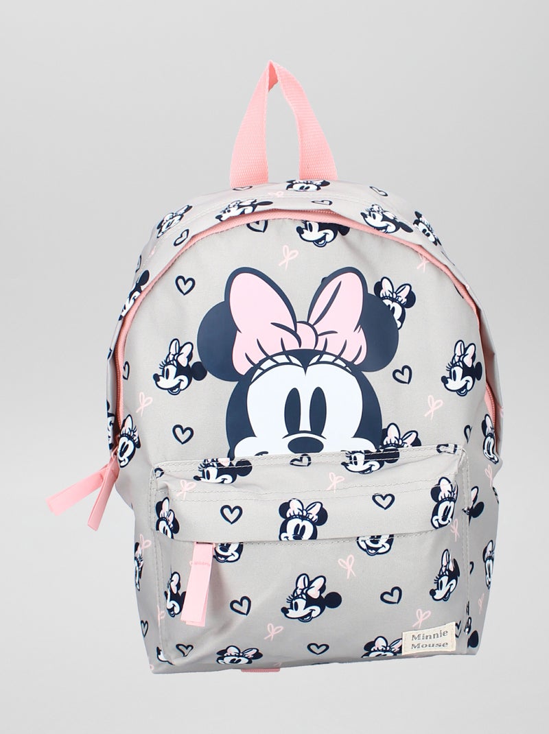 Sac à dos 'Minnie' Gris/rose - Kiabi