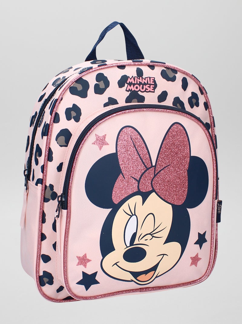 Sac à dos 'Minnie' 'léopard' Rose - Kiabi