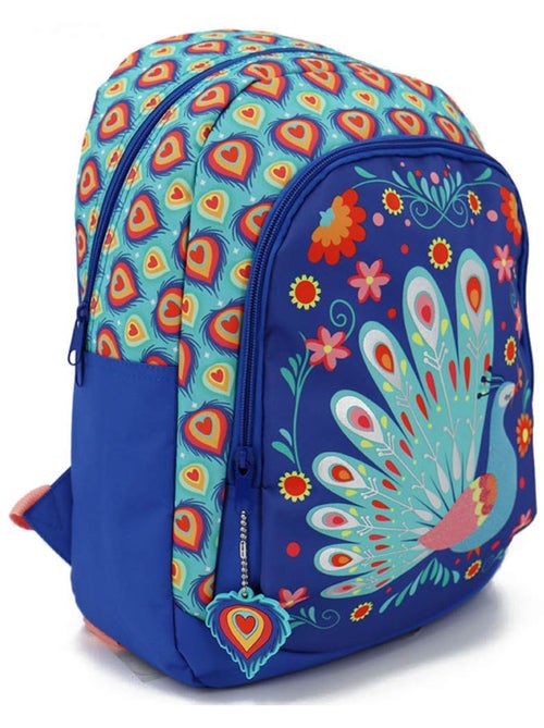 Sac à dos motif paon CMP en tissu synthétique - Kiabi Sac à dos motif paon CMP en tissu synthétique - Kiabi