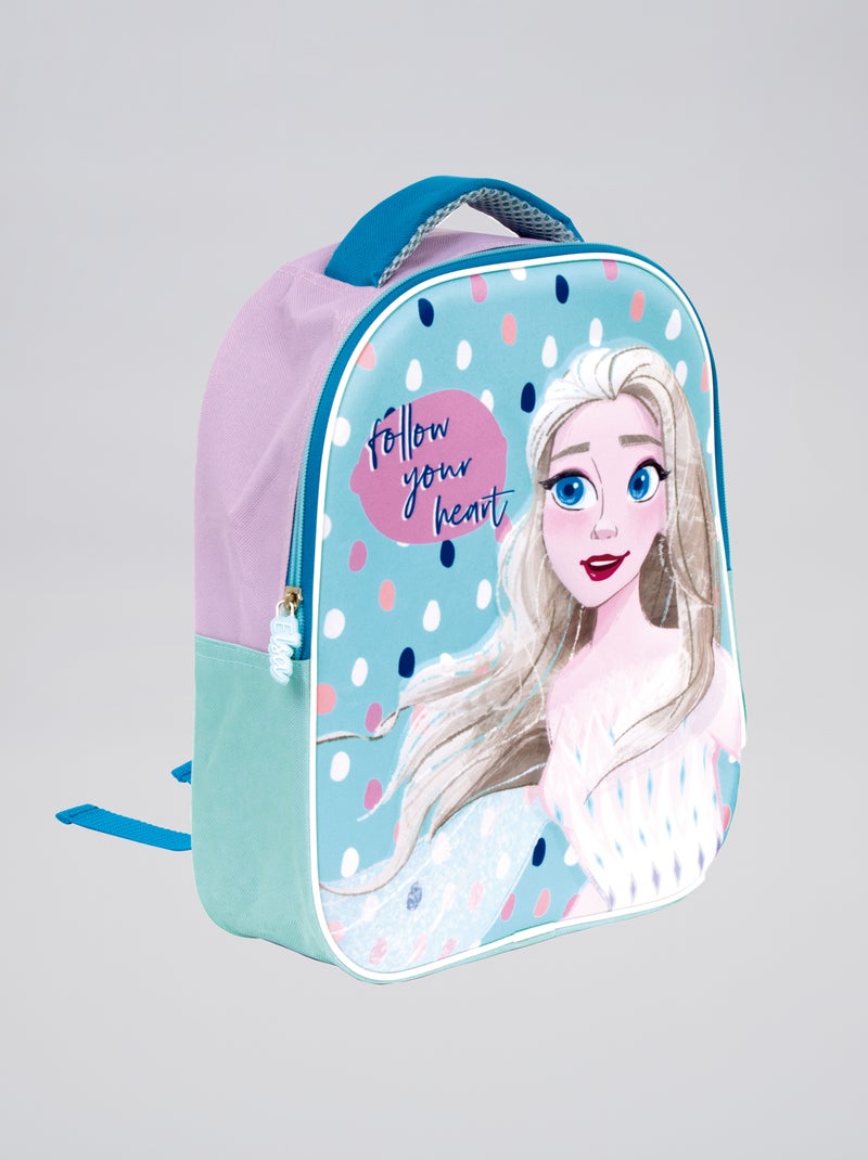 Sac à dos moyen 'Elsa' bleu - Kiabi
