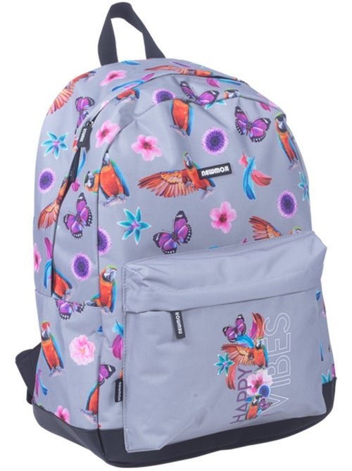 Sac à dos NEWMOJI 43 cm tropical - Poche avant 'PARADISE' - Kiabi Sac à dos NEWMOJI 43 cm tropical - Poche avant 'PARADISE' - Kiabi