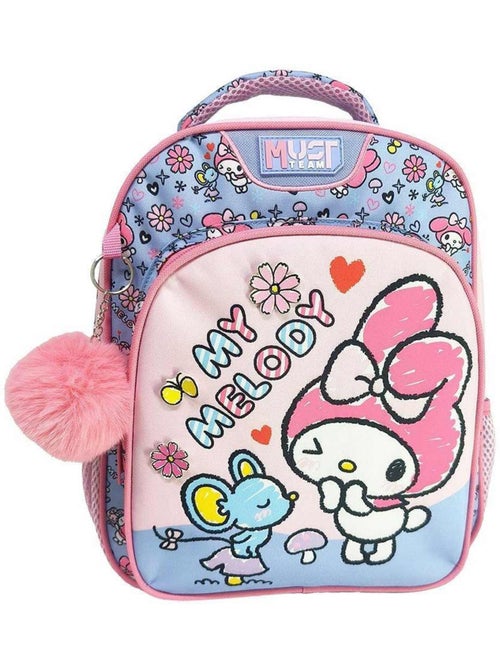 Sac à dos préscolaire polyester motif My Melody Must - Kiabi Sac à dos préscolaire polyester motif My Melody Must - Kiabi