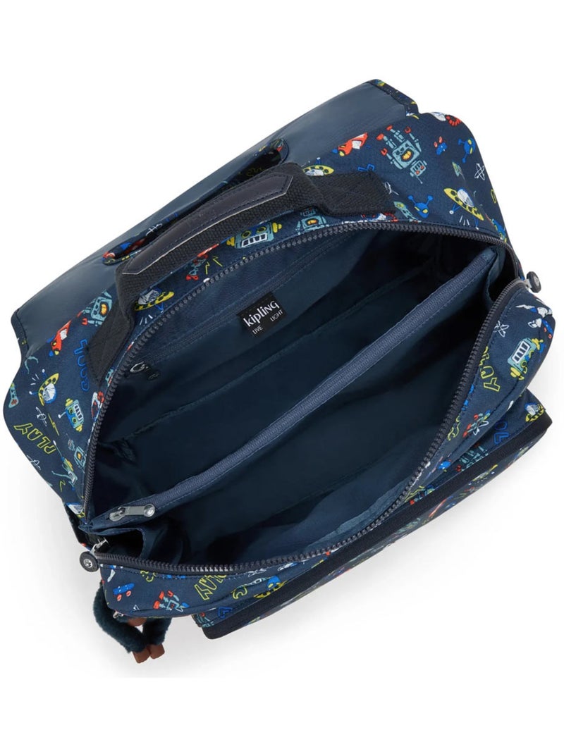 Sac à dos primaire imprimé licorne polyester Kipling Bleu Multicolore - Kiabi