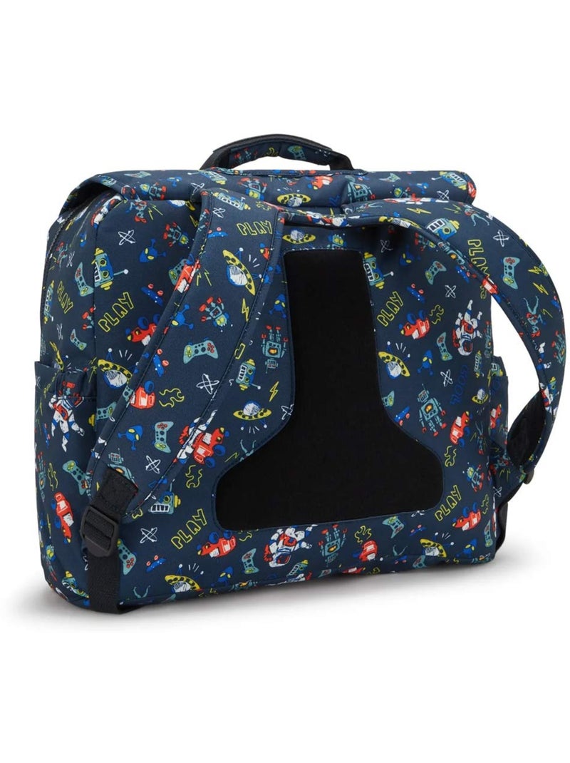Sac à dos primaire imprimé licorne polyester Kipling Bleu Multicolore - Kiabi