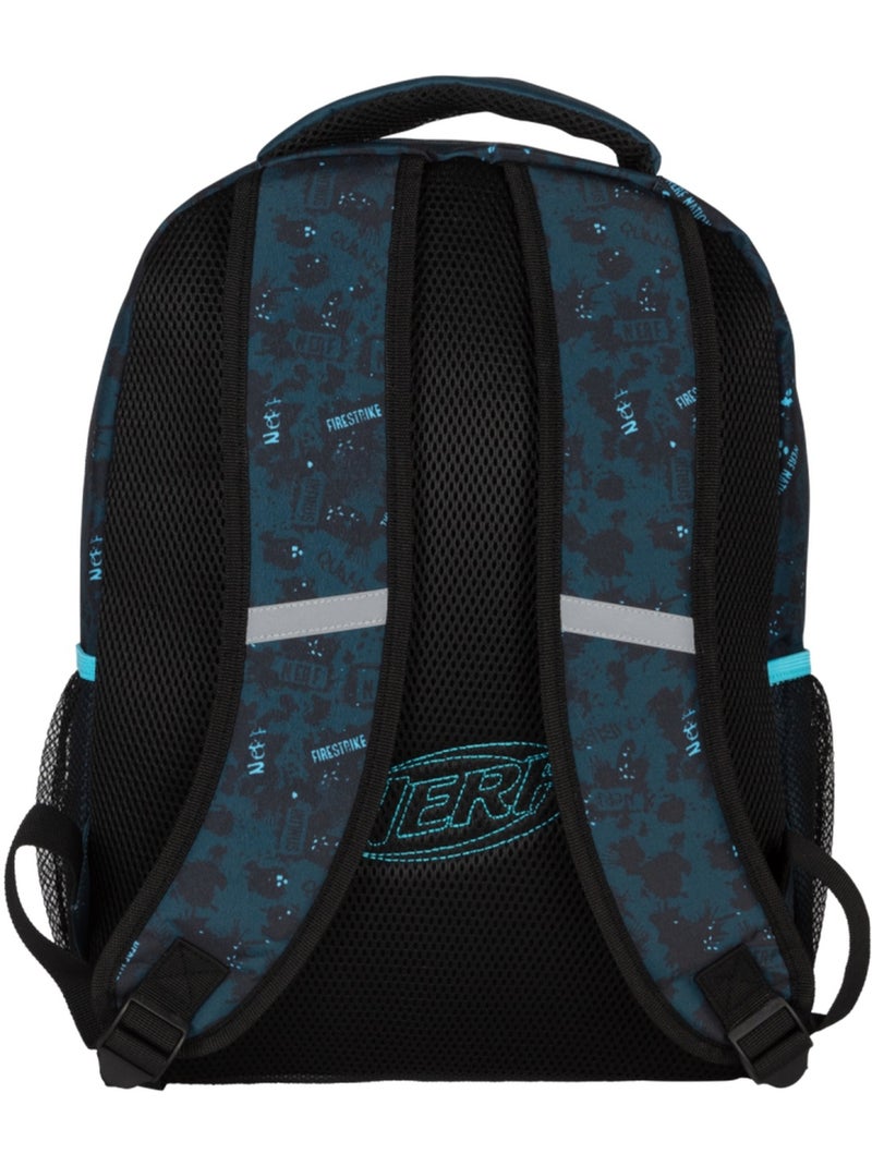 Sac à dos scolaire 2 compartiments grande capacité NERF Splash bleu Bleu - Kiabi