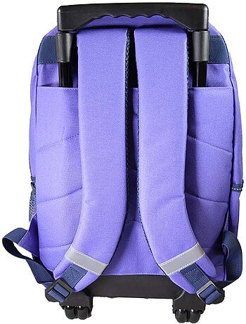 Sac à dos scolaire à roulettes fille Cybel Licorne violet 2 compartiments