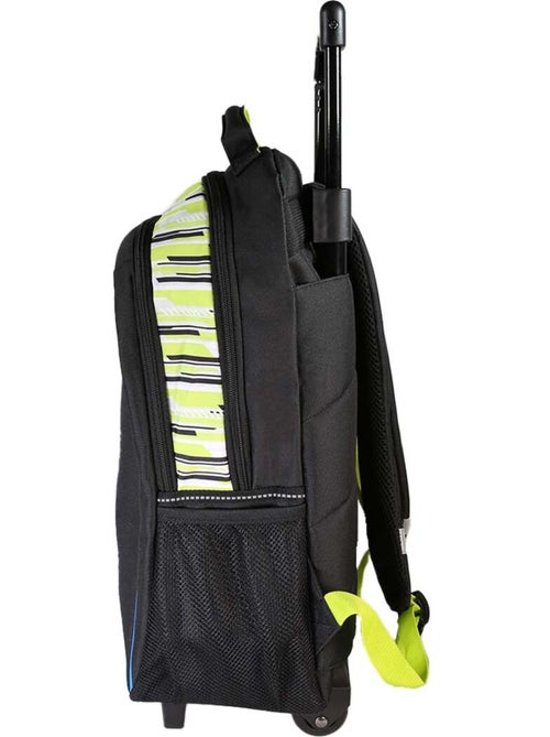 Sac à dos scolaire à roulettes garçon Beyblade X 38 cm noir et vert 2 compartiments - Kiabi Sac à dos scolaire à roulettes garçon Beyblade X 38 cm noir et vert 2 compartiments - Kiabi
