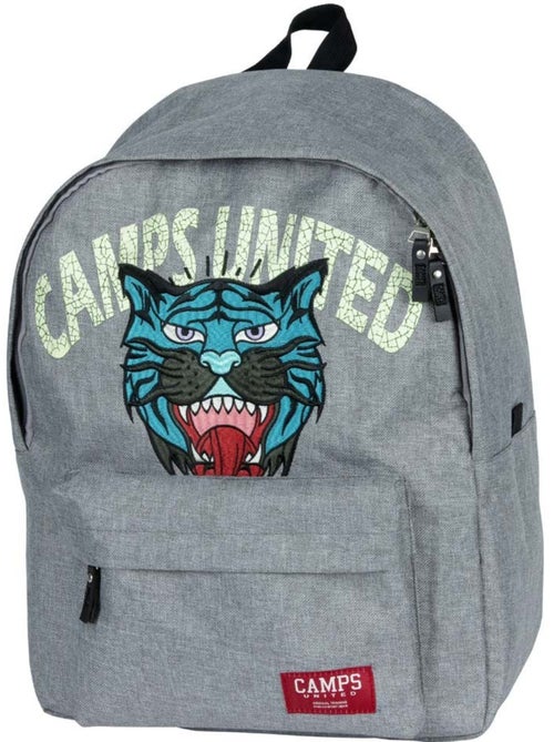 Sac à dos scolaire camps united tigre gris 42 cm à zip camps - Kiabi Sac à dos scolaire camps united tigre gris 42 cm à zip camps - Kiabi