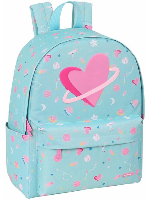 Sac à dos scolaire CMP motif espace polyester - Kiabi