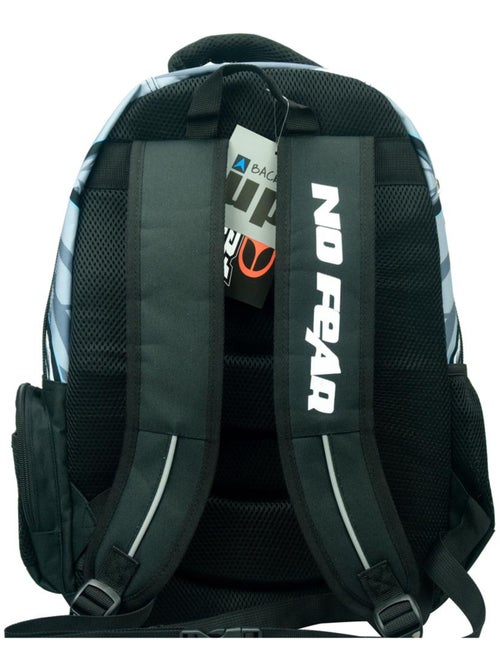 Sac à dos scolaire compartimenté motif robot No Fear 43 CM - Kiabi Sac à dos scolaire compartimenté motif robot No Fear 43 CM - Kiabi
