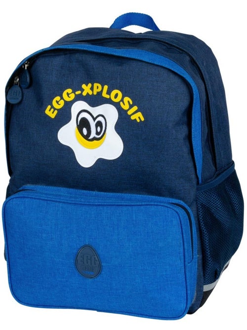 Sac à dos scolaire Eggmania 40 cm à 2 compartiments zippés DDP - Kiabi Sac à dos scolaire Eggmania 40 cm à 2 compartiments zippés DDP - Kiabi