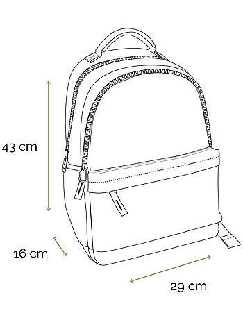 Sac à dos scolaire Football Ligue 1 licence officielle 43 CM