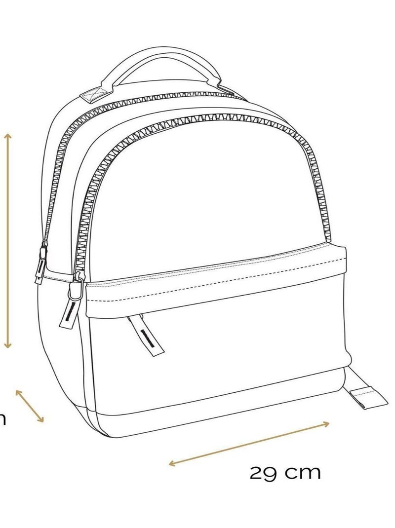 Sac à dos scolaire Football Ligue 1 licence officielle 43 CM Bleu - Kiabi