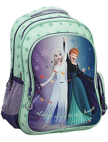 Sac à dos scolaire Gim imprimé Reine des neiges en tissu synthétique