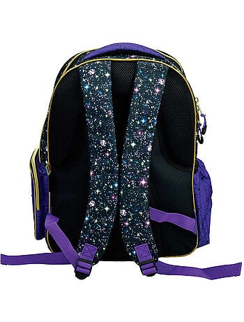 Sac à dos scolaire imprimé galaxie 2 compartiments Monster High