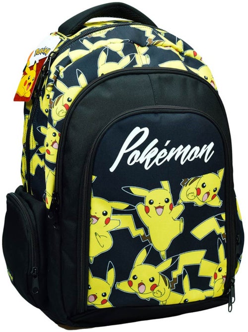 Sac à dos scolaire imprimé Pikachu polyester Pokemon - Kiabi Sac à dos scolaire imprimé Pikachu polyester Pokemon - Kiabi