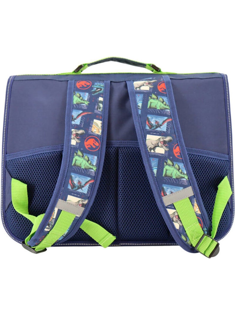 Sac à dos scolaire Jurassic World polyester imprimé dinosaures Bleu Bleu ciel Blanc - Kiabi