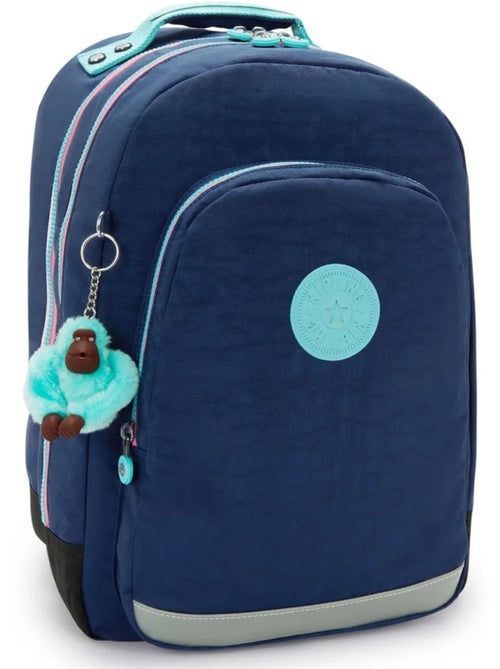 Sac à dos scolaire Kipling Class Room polyester motif Resort Navy - Kiabi