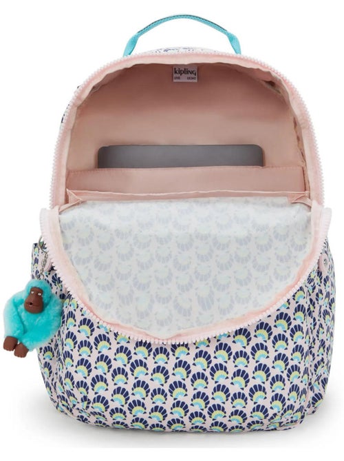 Sac à Dos Scolaire Kipling Seoul Coquillage avec compartiment pour ordinateur - 44 CM - Kiabi Sac à Dos Scolaire Kipling Seoul Coquillage avec compartiment pour ordinateur - 44 CM - Kiabi