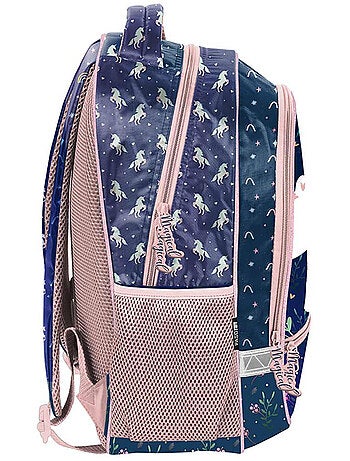 Sac à dos scolaire motif licorne imperméable