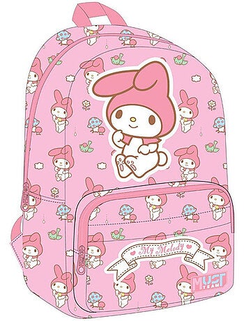 Sac à dos scolaire 'My Melody' 22 L 41x29x17 cm 2 poches zippées