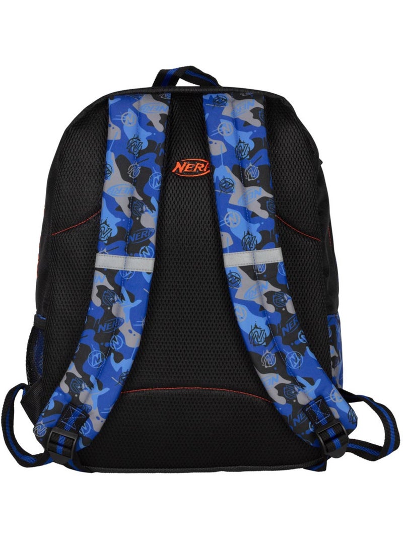 Sac à dos scolaire NERF en polyester motif camouflage Playground Multicolore - Kiabi