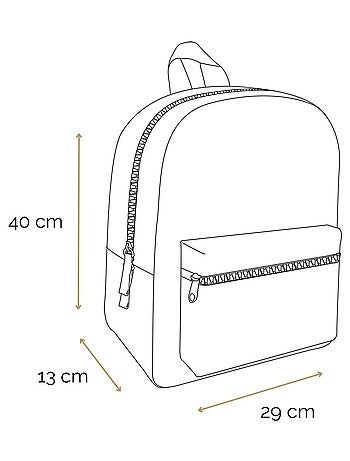 Sac à dos scolaire polyester Ligue 1 Football 40 CM