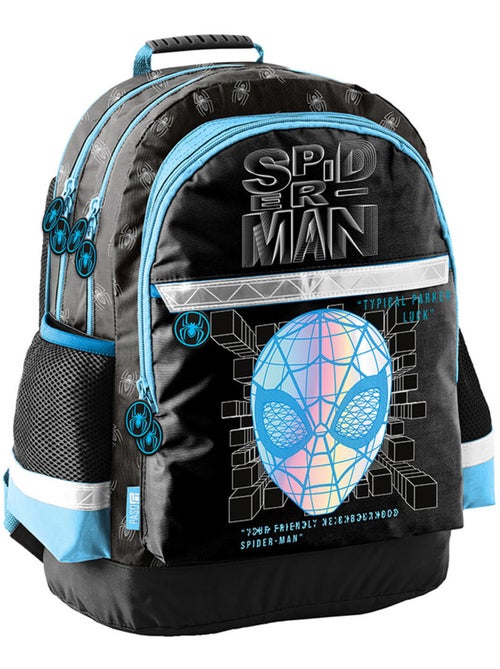 Sac à Dos Scolaire Spiderman Masque avec 2 compartiments 42 CM - Kiabi Sac à Dos Scolaire Spiderman Masque avec 2 compartiments 42 CM - Kiabi