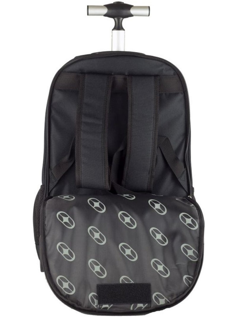Sac à dos trolley Black No Fear 48 CM Noir Argenté Blanc - Kiabi