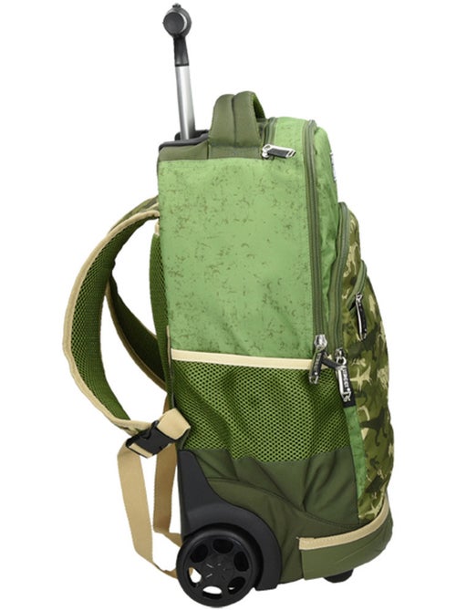 Sac à dos trolley imprimé camouflage dinosaure 45 CM - Kiabi Sac à dos trolley imprimé camouflage dinosaure 45 CM - Kiabi