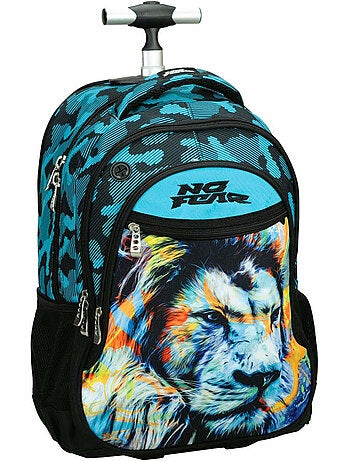 Sac à dos trolley No Fear Lion motif camouflage 48 CM