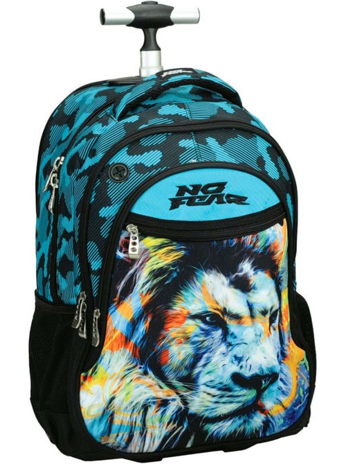 Sac à dos trolley No Fear Lion motif camouflage 48 CM - Kiabi Sac à dos trolley No Fear Lion motif camouflage 48 CM - Kiabi