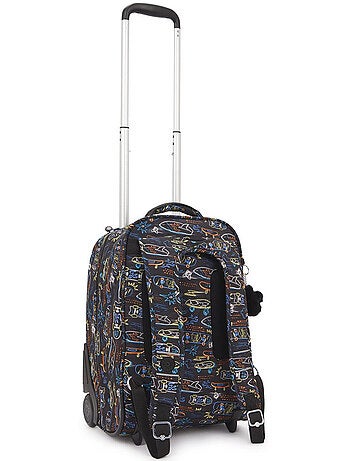 Sac à dos trolley scolaire avec compartiment ordinateur 15 pouces Kipling