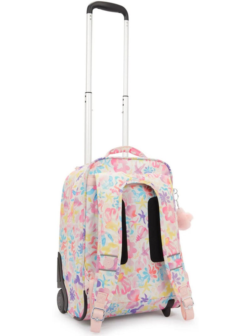 Sac à dos trolley scolaire avec compartiment ordinateur Kipling 48 CM Blanc Rose Bleu - Kiabi