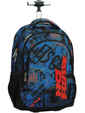 Sac à dos trolley skateboard let's go no fear 48 cm