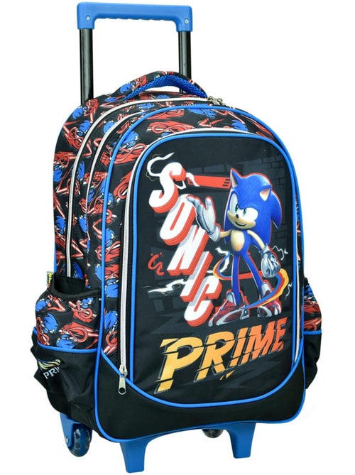 Sac à dos trolley Sonic Prime 46 CM pour l'école primaire - Kiabi Sac à dos trolley Sonic Prime 46 CM pour l'école primaire - Kiabi