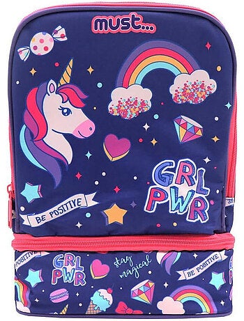 Sac à goûter – isotherme Licorne Power Must 24 CM