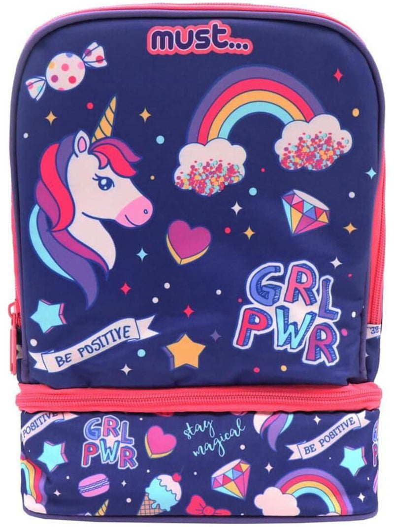 Sac à goûter – isotherme Licorne Power Must 24 CM Multicolore - Kiabi